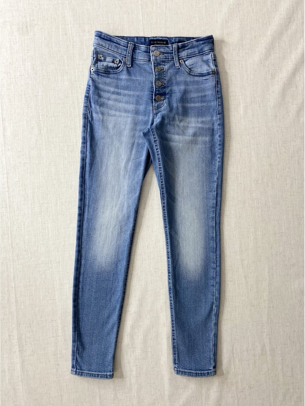 Lucky Brand Bridgette High Rise Skinny Jeans Womens 0/25 Ankle Botton Fly Strech